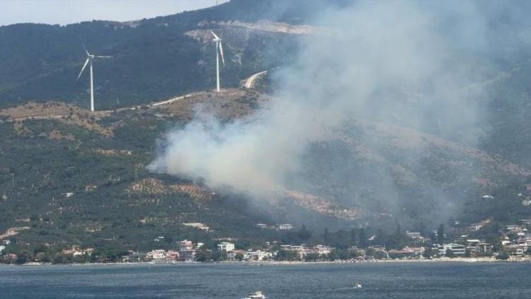 Orman yangınlarında son durum Marmara Adasında 1 kişi gözaltına alındı