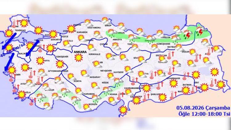 İstanbulda sıcaklık geceleri uyutmayacak Termometreler 40 dereceyi bulacak