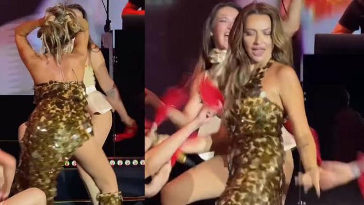 Hadise sahnede kendinden geçti Cesur dansıyla büyüledi