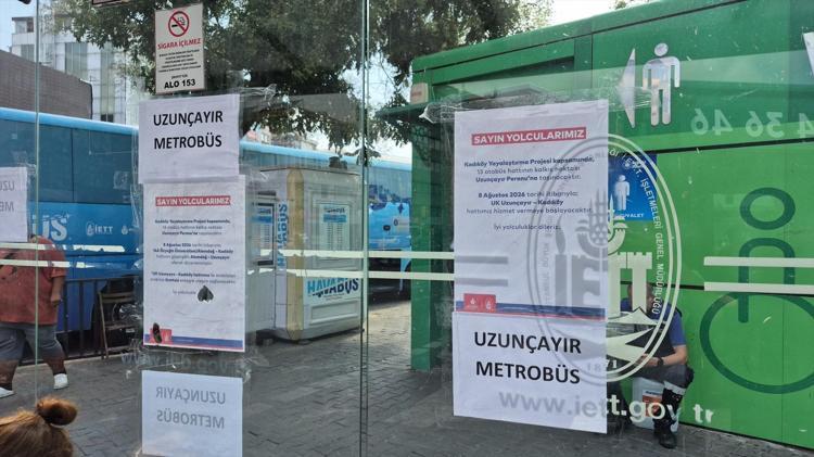 Kadıköyde otobüs peronlarının kaldırılmasına vatandaştan tepki Bunu bize neden yaşatıyorsunuz