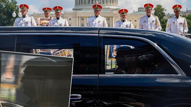 Washington sokaklarında bir ilk Trump çifti ‘Canavar’la piste çıktı