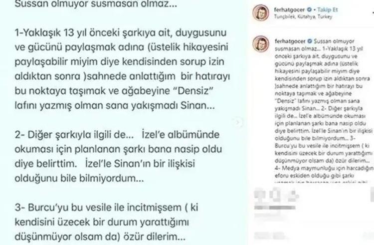 Sinan Akçıldan Ferhat Göçere gözdağı