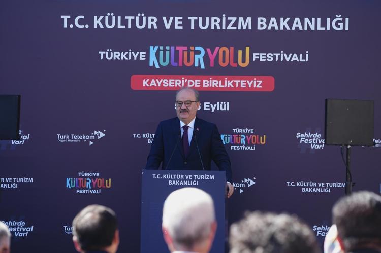 Kayseride Türkiye Kültür Yolu heyecanı başladı