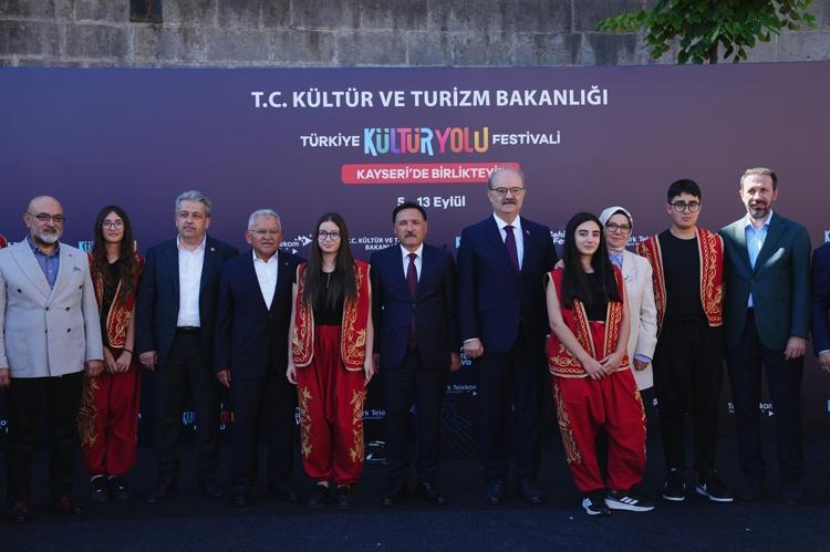 Kayseride Türkiye Kültür Yolu heyecanı başladı
