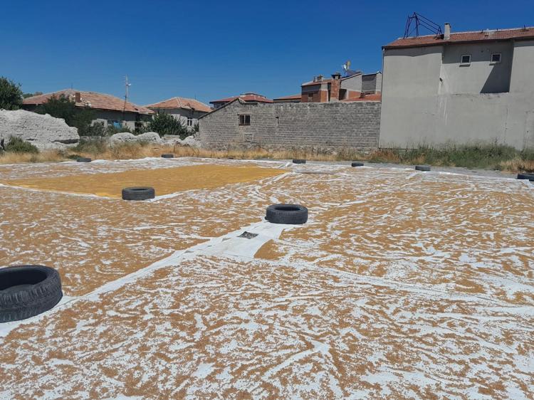Kazanlarda saatlerce kaynatılıyor Kışlık bulgur için hummalı mesai başladı