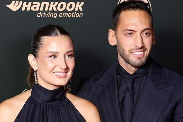 Hakan Çalhanoğlu ve Sinem Çalhanoğlunun Formula 1 tarzı olay oldu