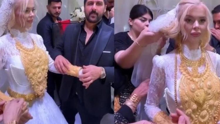 Vanlı Kara Haydar ile Çağla Özün düğün görüntüleri gündem olmuştu Altınlar odunlukta bulundu