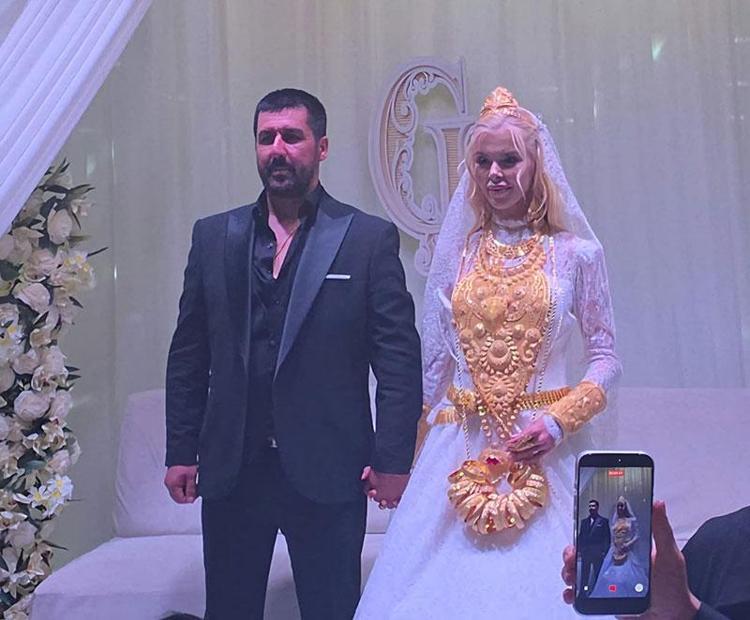 Vanlı Kara Haydar ile Çağla Özün düğün görüntüleri gündem olmuştu Altınlar odunlukta bulundu