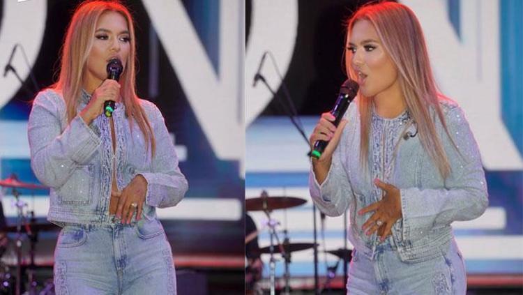 Demet Akalın resmen eridi Sahne pozlarına beğeni yağdı