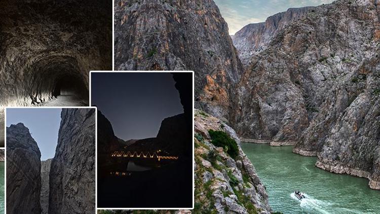 Kayaların içine kazınan 132 yıllık gizem: Türkiyenin en tehlikeli yolu olarak biliniyor Adrenalin tutkunlarının favori rotası Karanlık Kanyon
