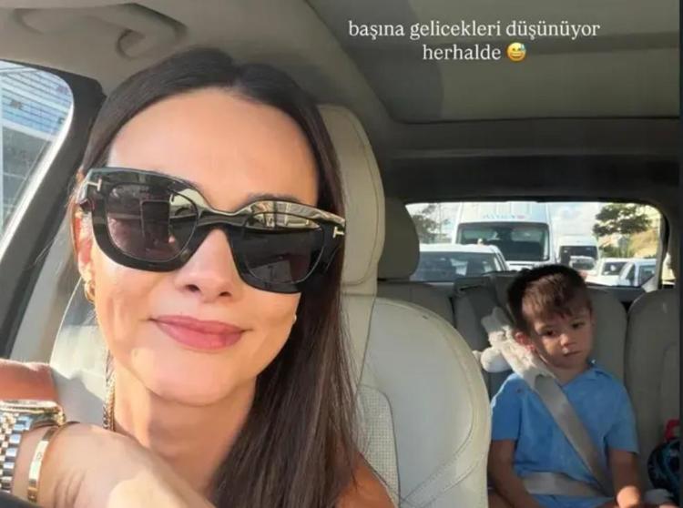 OĞLU OKULA BAŞLADI