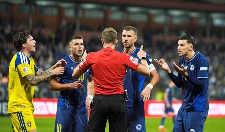 Bosna Hersekte bir devir kapandı Edin Džeko son maçına çıktı