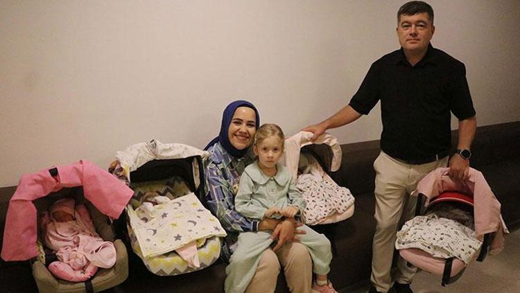 Bir çocuk beklerken eve 4 bebekle döndüler Heyecanlıyız ve şaşkınız
