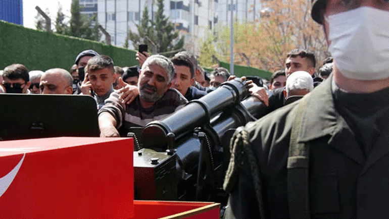 Şehit Asteğmen Abdullah Kürşat son yolculuğuna uğurlandı