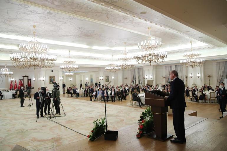 Cumhurbaşkanı Erdoğan, yüksek yargı mensuplarıyla iftarda bir araya geldi