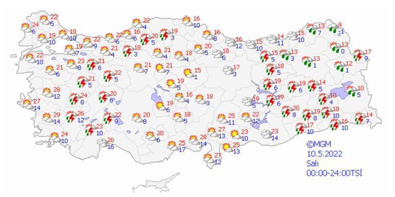 Meteorolojiden sıcaklık paylaşımı Tarih vererek uyardı