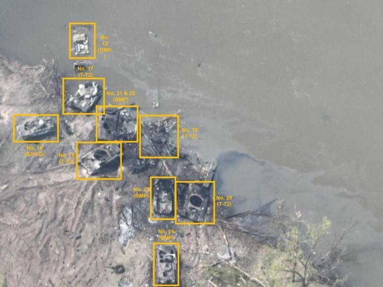 1000i aşkın Rus askeri Donets Nehrindeki ikinci pusuda öldü