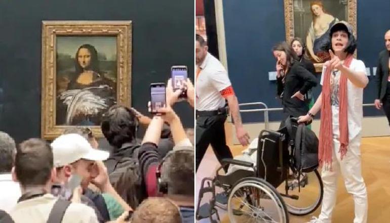 Mona Lisa tablosu kekli saldırıya uğradı