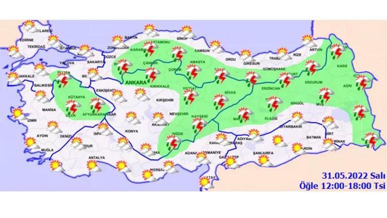 31 Mayıs hava durumu raporu: Meteoroloji uyardı: Geliyor