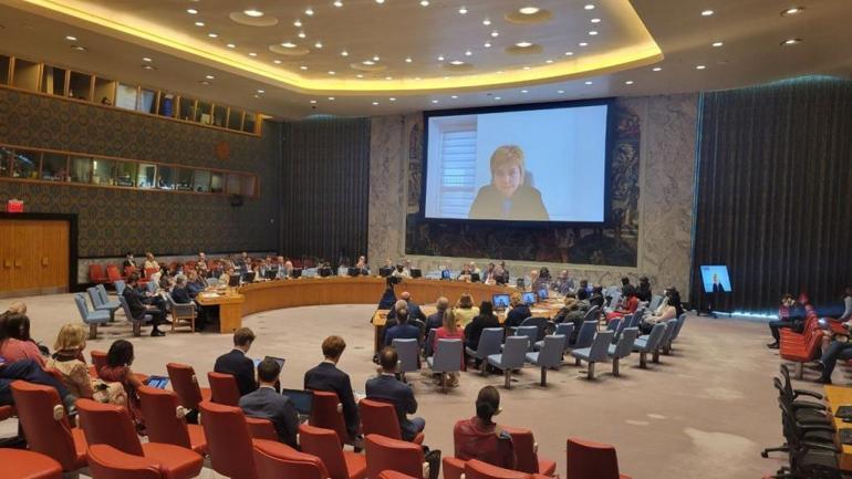 AB Konsey Başkanı suçlayınca Rus Büyükelçisi, Birleşmiş Milletler toplantısını terk etti