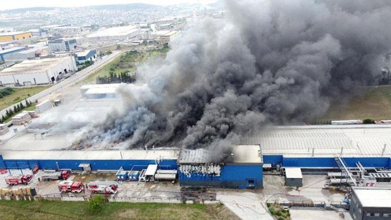 Kocaeli’de ilaç fabrikasında yangın