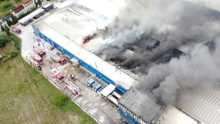 Kocaeli’de ilaç fabrikasında yangın