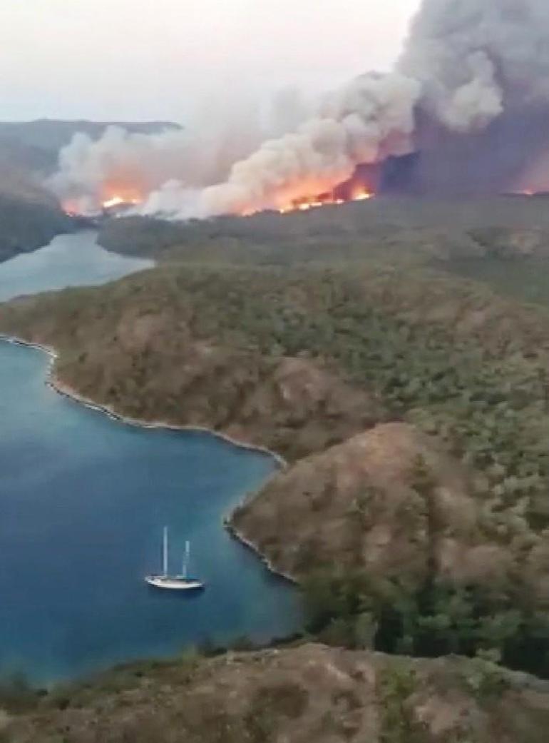 Son dakika haberi: Marmaris’te orman yangını Ekipler seferber oldu