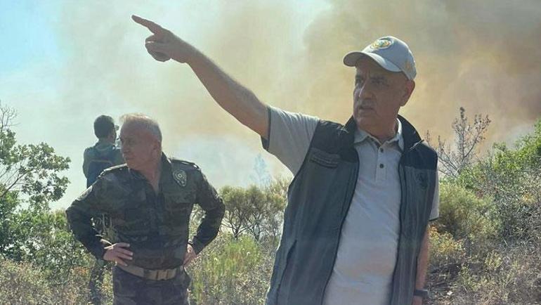 Cumhurbakanı Erdoğan, Marmaristeki yangın bölgesinde inceleme yaptı