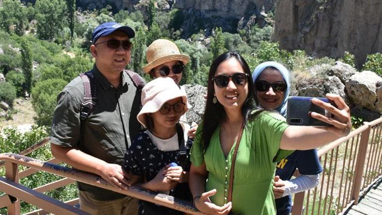 Ihlara Vadisine Kurban Bayramı tatilinde turist akını