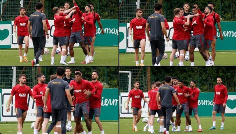 Galatasaray antrenmanında kavga İki oyuncu birbirine girmişti, Kerem Aktürkoğlu açıklama yaptı