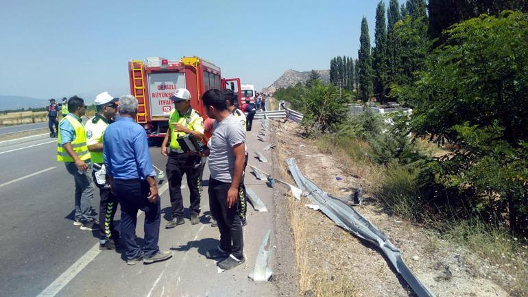 Denizli Acıpayamda otobüs takla attı: Çok sayıda yaralı var