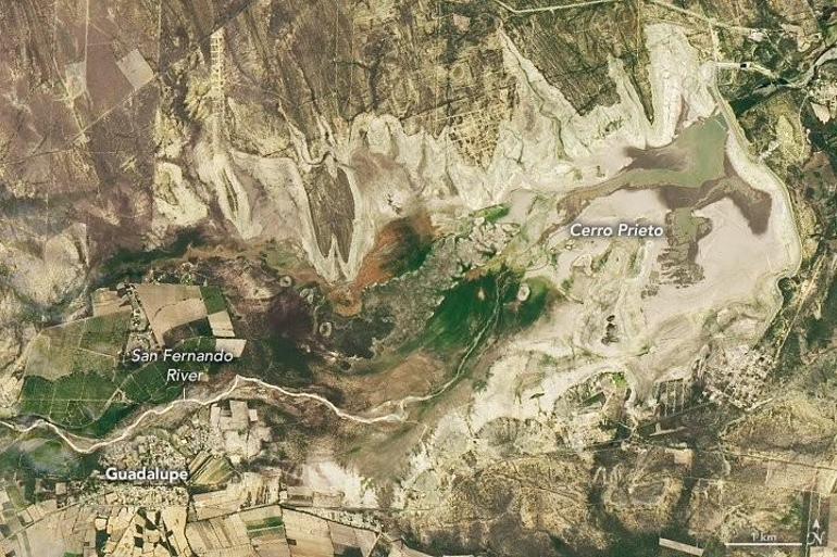 NASA, Meksikadaki kuraklığı uzaydan fotoğrafladı