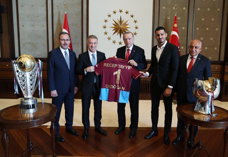 Cumhurbaşkanı Erdoğan, Trabzonsporu kabul etti