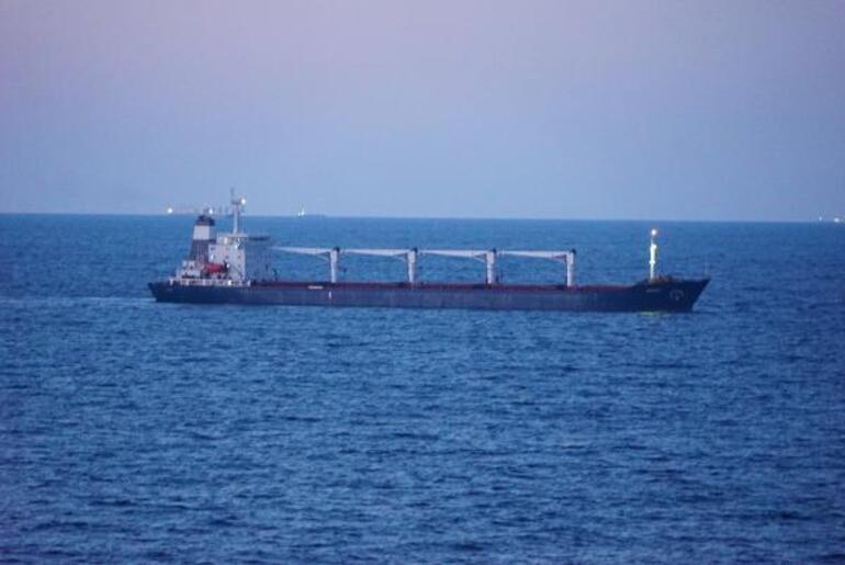 Ukraynadan çıkan ilk tahıl yüklü gemi İstanbul açıklarında