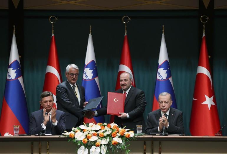 Slovenya ile anlaşmalar imzalandı Ticarette ve savunma sanayiinde iş birliği mesajı