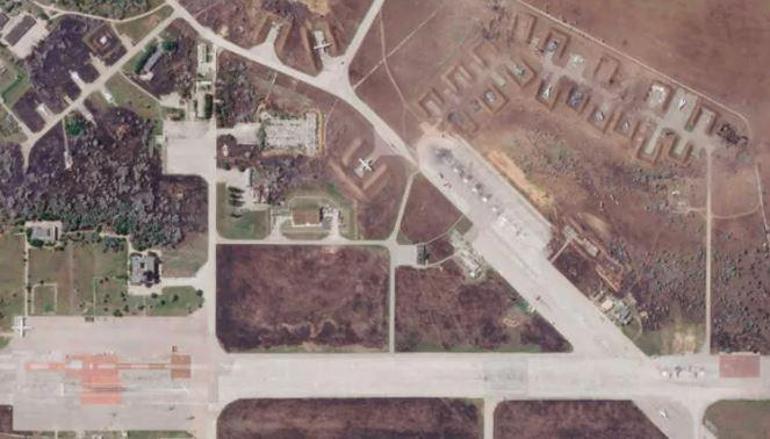 Uydu görüntüleri ortaya çıktı Rus savaş uçakları imha edildi