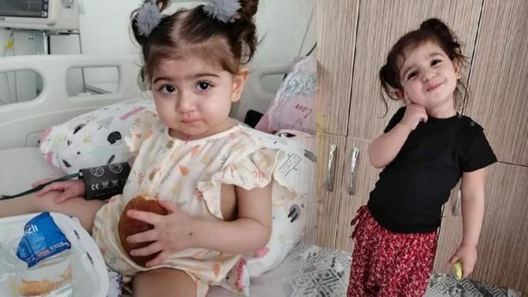 2 yaşındaki Aselin kalbi 26 aylık adaşına nakledildi Ailesine fotoğraf gönderdiler