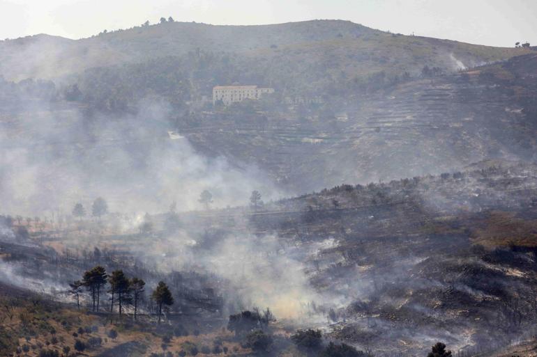 İspanyadaki yangında 19 bin hektar alan kül oldu