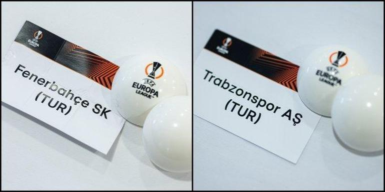 Fenerbahçe ve Trabzonsporun Avrupa Ligindeki rakipleri belli oldu