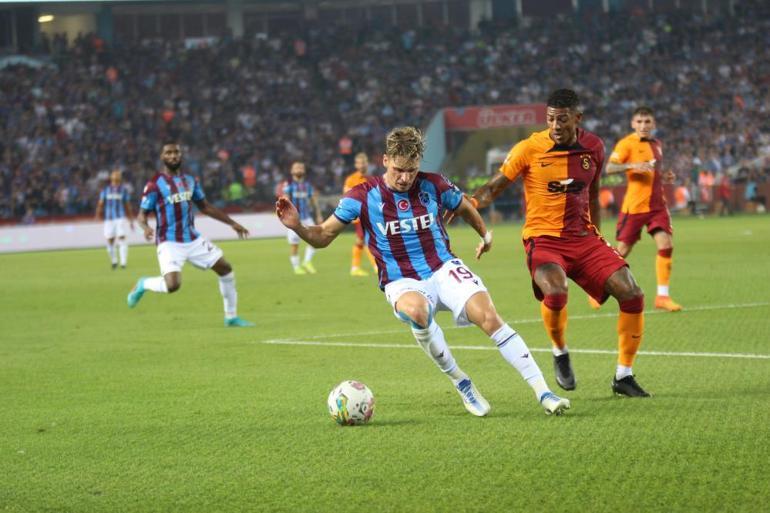 Trabzonspor ile Galatasaray 0-0 berabere kaldı