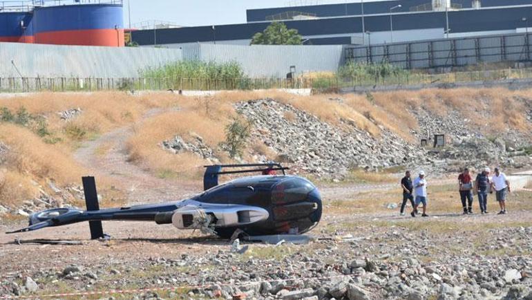 İzmir Çiğlide helikopter kazası Ekipler sevk edildi: Yaralılar var