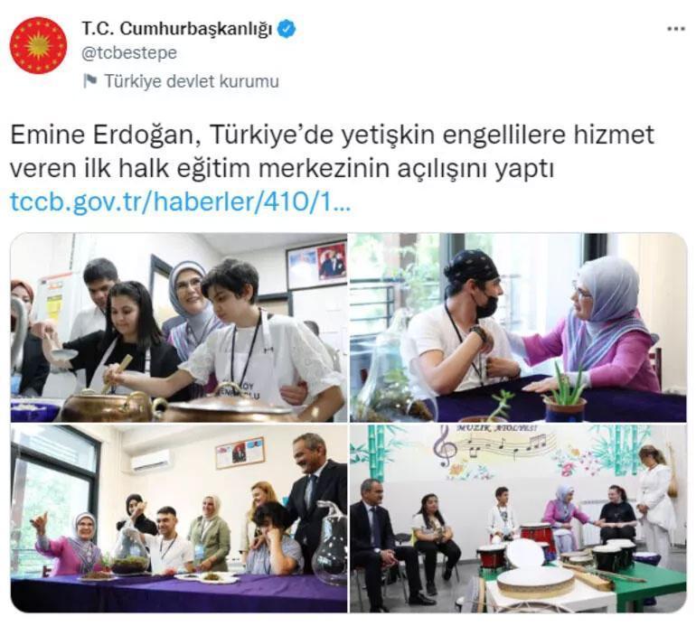 Açılışını Emine Erdoğan yaptı Türkiyede ilk merkez