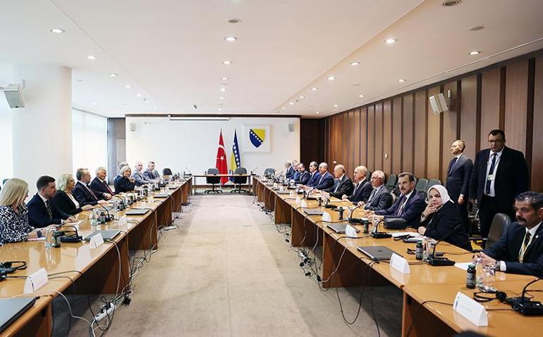 Cumhurbaşkanı Erdoğan, Bosna Hersek Halklar Meclisi Başkanlık Divanı Üyesi İzzetbegoviç ile görüştü