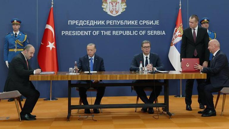 Cumhurbaşkanı Erdoğan, Sırbistanda açıkladı Kimlikle seyahat imkanı