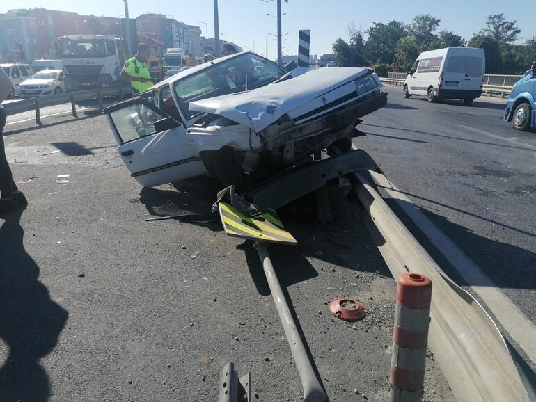 Silivride trafik kazası: 2 yaralı