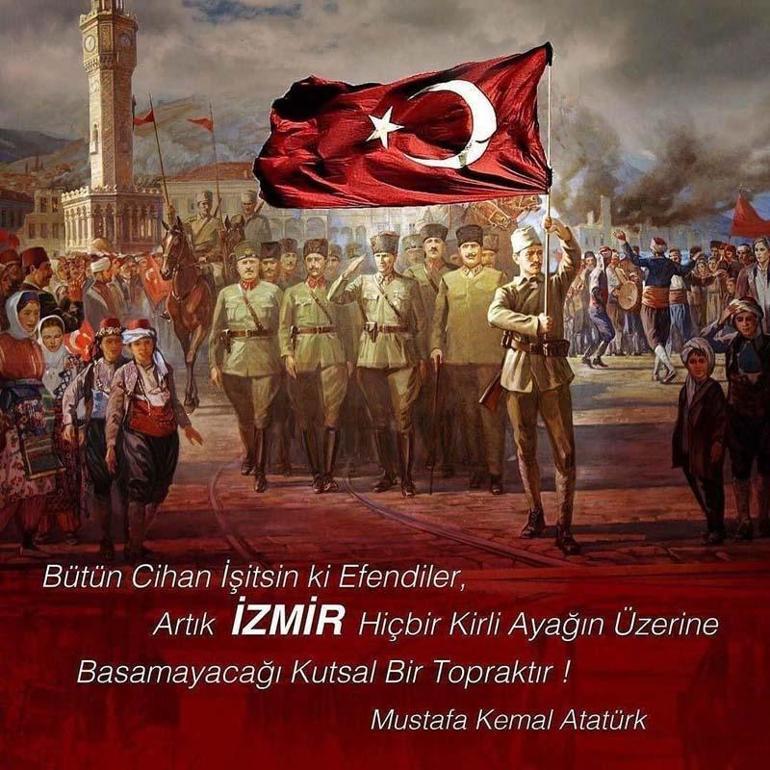 9 EYLÜL İZMİRİN KURTULUŞU mesajları 2022 İzmir’in düşman işgalinden kurtuluşunun 100. yılı mesajları