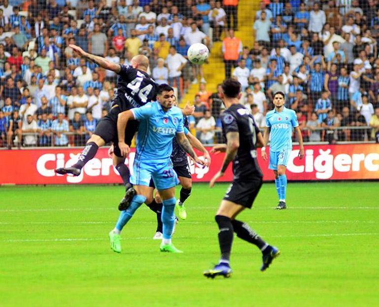 Trabzonspora Adanada kötü sürpriz Eli boş dönüyor