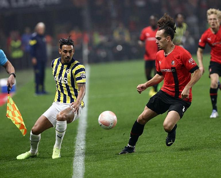 Fenerbahçe 2-0 geriye düştüğü maçta Rennes ile 2-2 berabere kaldı
