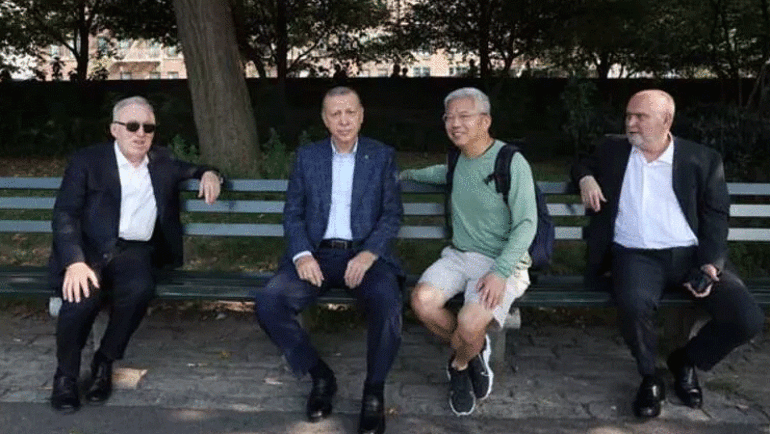 Cumhurbaşkanı Erdoğandan Central Parkta yürüyüş