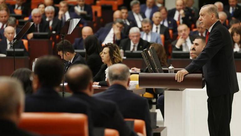 Cumhurbaşkanı Erdoğandan önemli açıklamalar Mecliste yeni yasama yılı başladı